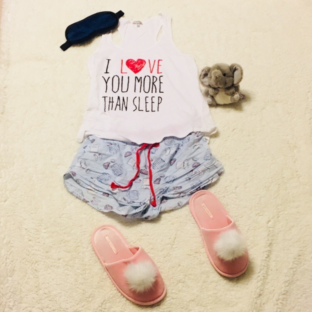 I love you more than sleep Tank Top